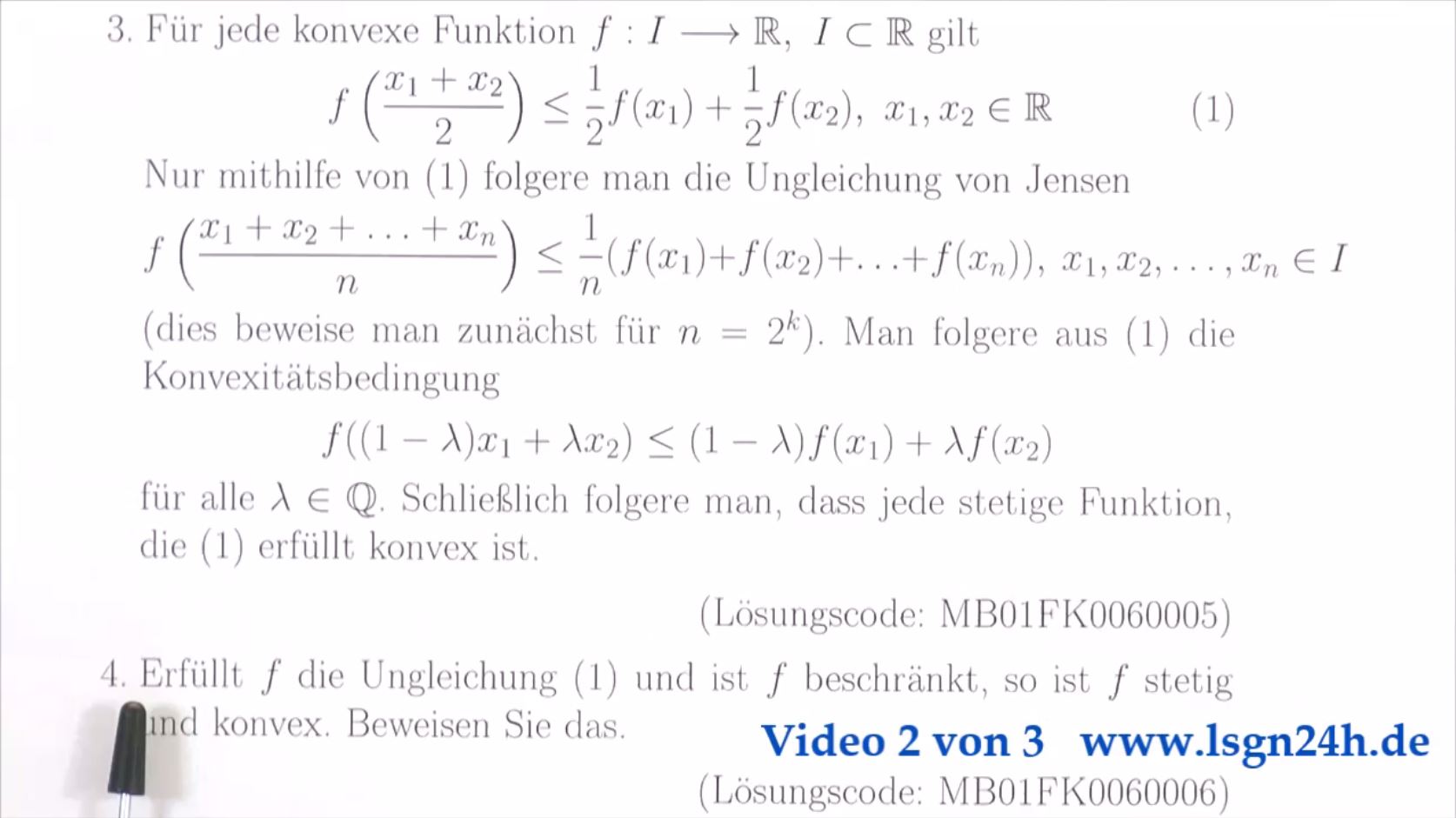 Beschränkte Funktionen: Stetigkeit Teil 1