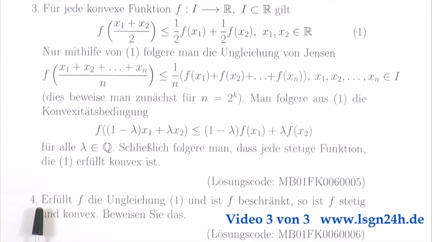 Beschränkte Funktionen: Stetigkeit Teil 2