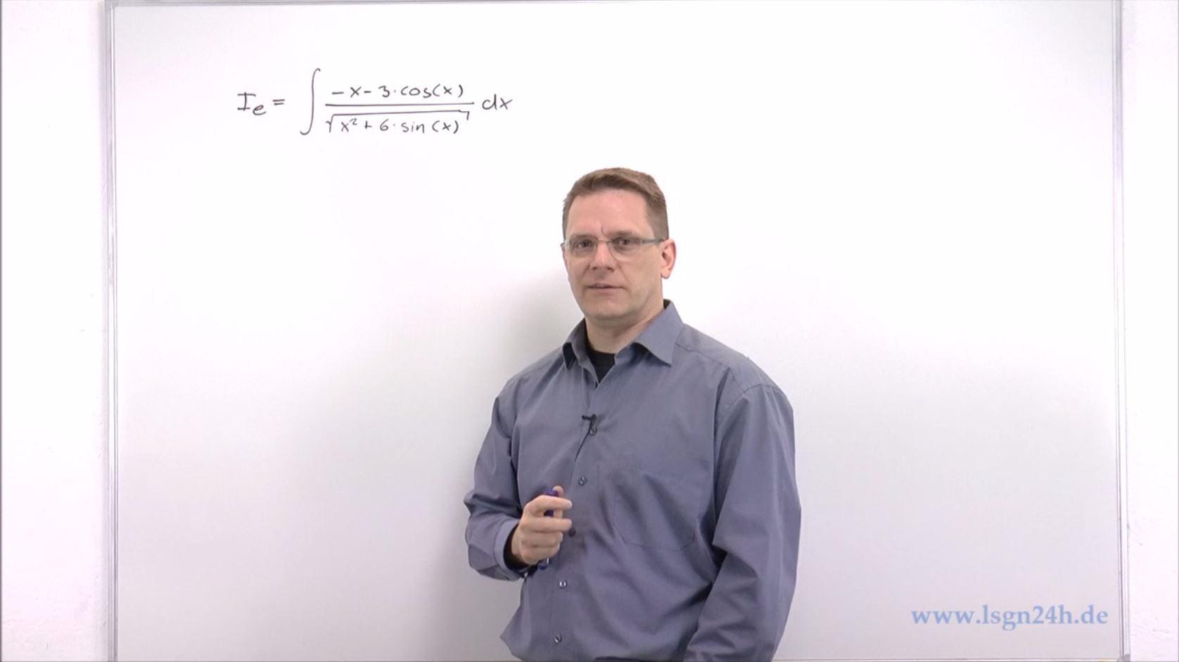 Integration von $\frac{-x-3\cos(x)}{\sqrt{x^2+6\cdot \sin(x)}}$