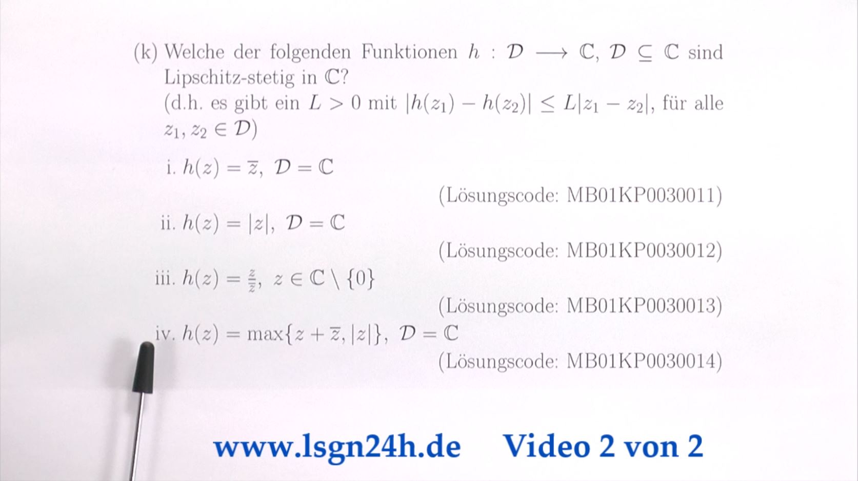 Lipschitz-Stetigkeit einer komplexen Funktion 04 (Teil 2 von 2)