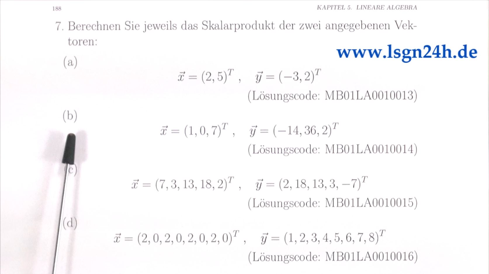 Berechnen von Skalarprodukten (2 von 4, im $\mathbb{R}^3$)