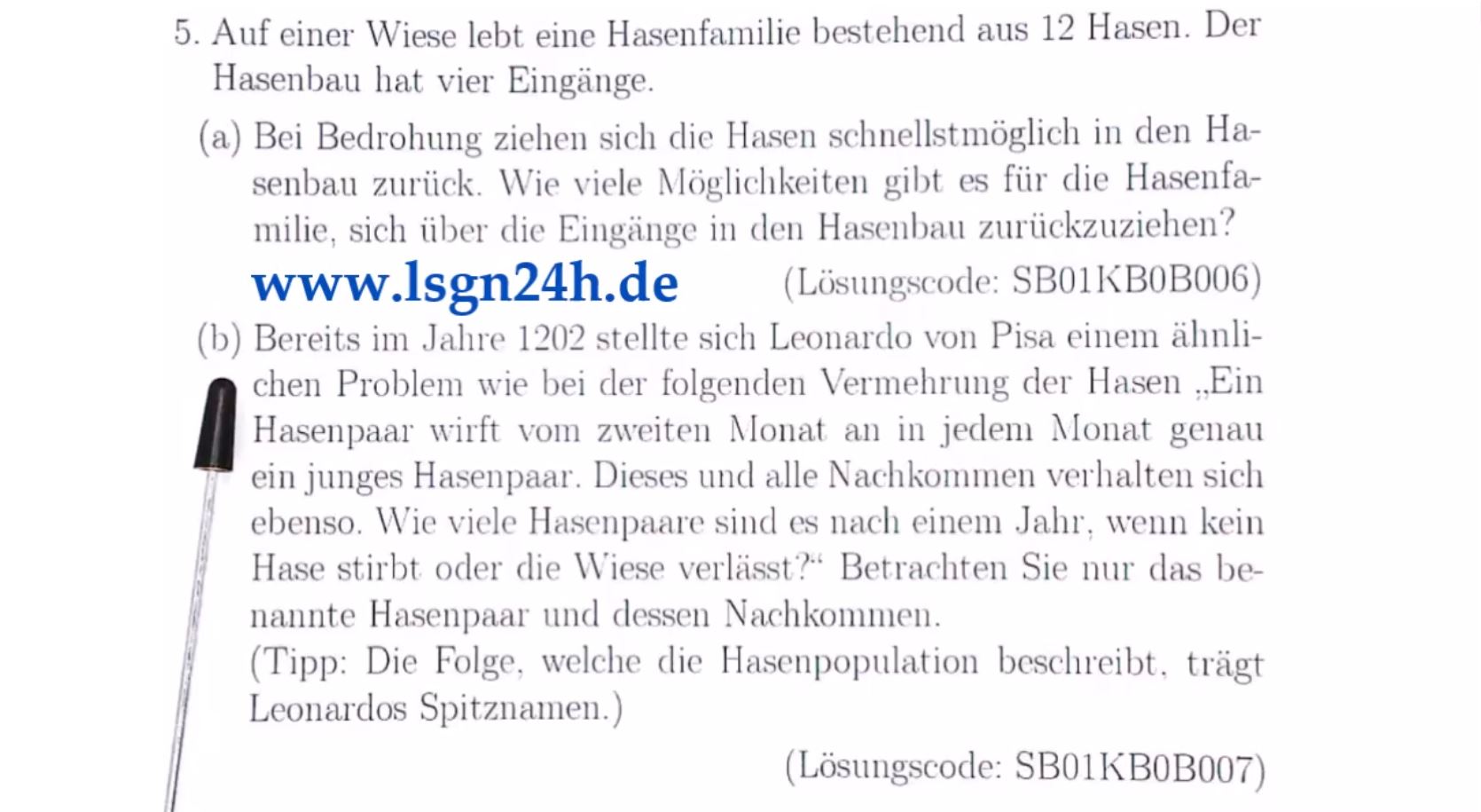 Wie vermehren sich die Hasen laut Leonardo von Pisa?