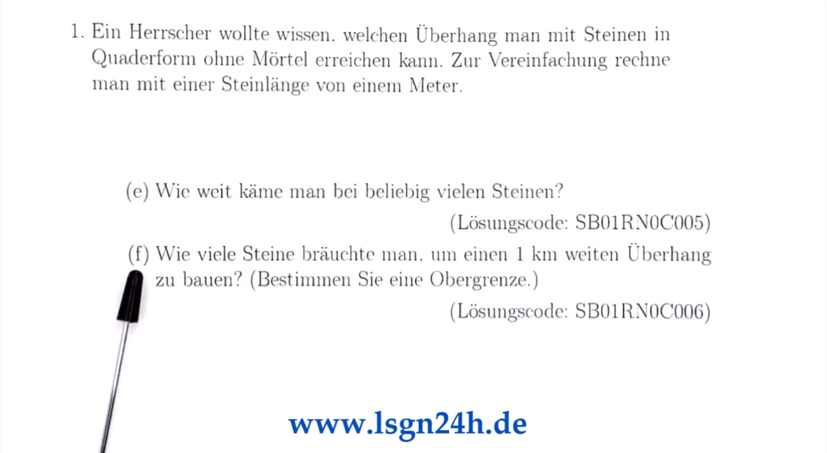 Wie legt der Herrscher Stein auf Stein? (6 von 6)