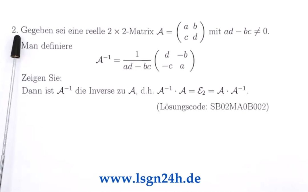 Ist es wirklich die Inverse?