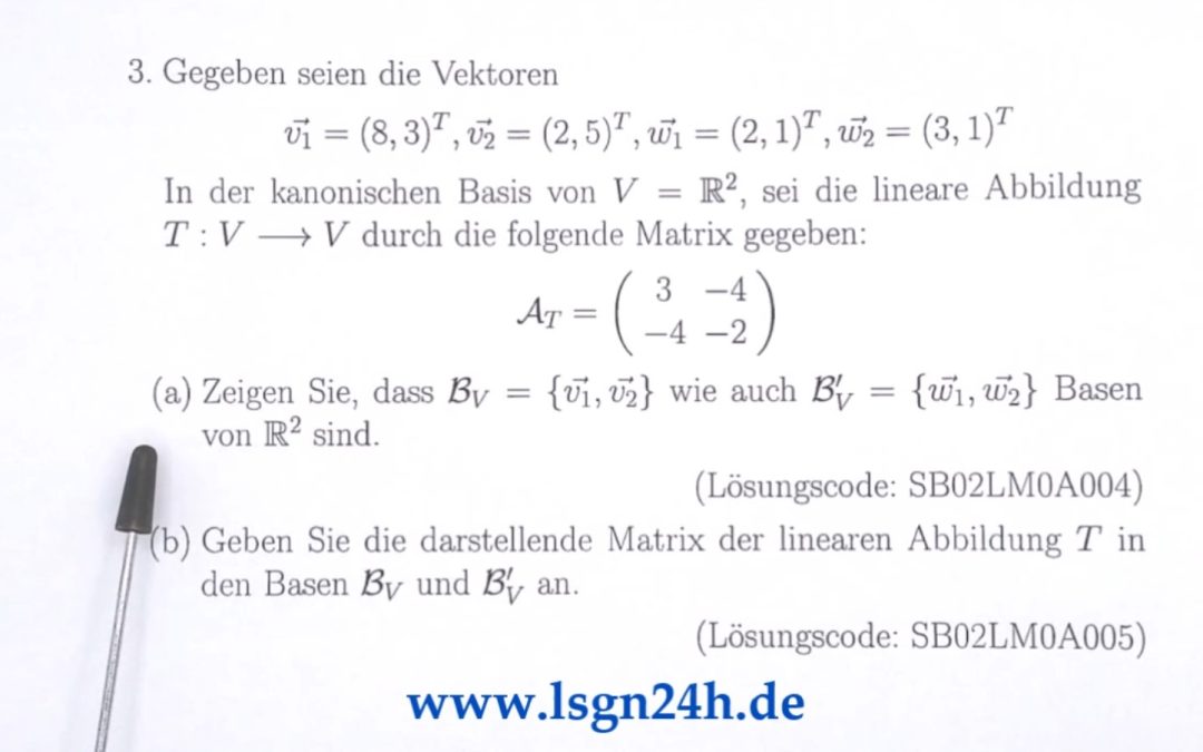 Sind es wirklich zwei Basen des $\mathbb{R}^2$?