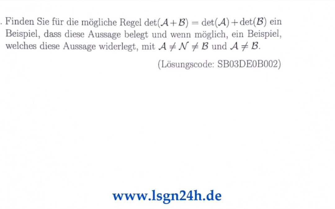 Was be- und was widerlegt diese “Regel”?