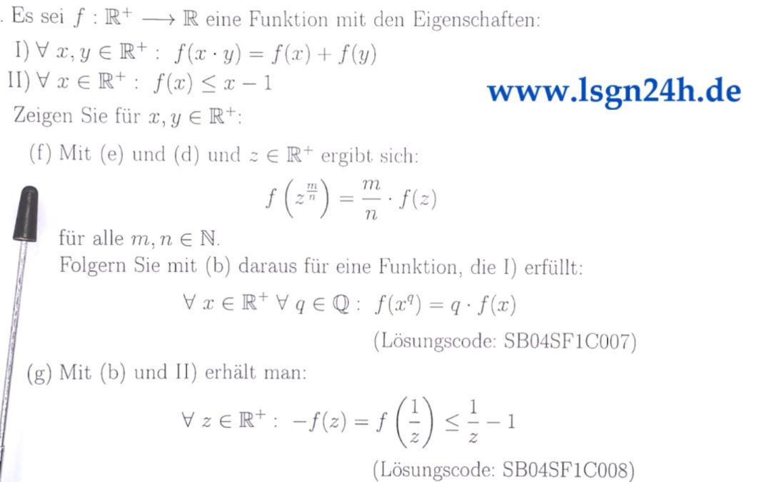 Gilt für die unbekannte Funktion $q\cdot f(z)= f\left(y^{q}\right)$? $(q\in\mathbb{Q})$