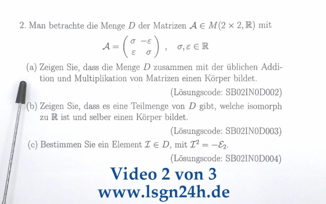Ist die Menge $\mathcal{D}$ ein Körper? (2 von 3)