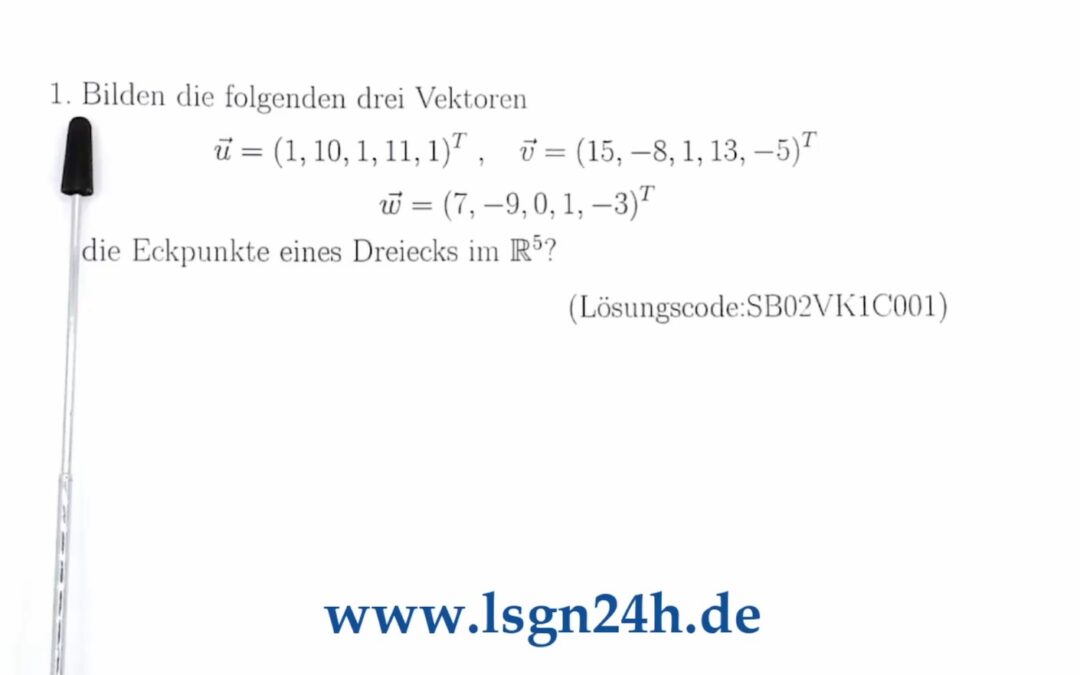 Dreieck oder nicht? Das ist hier die Frage.