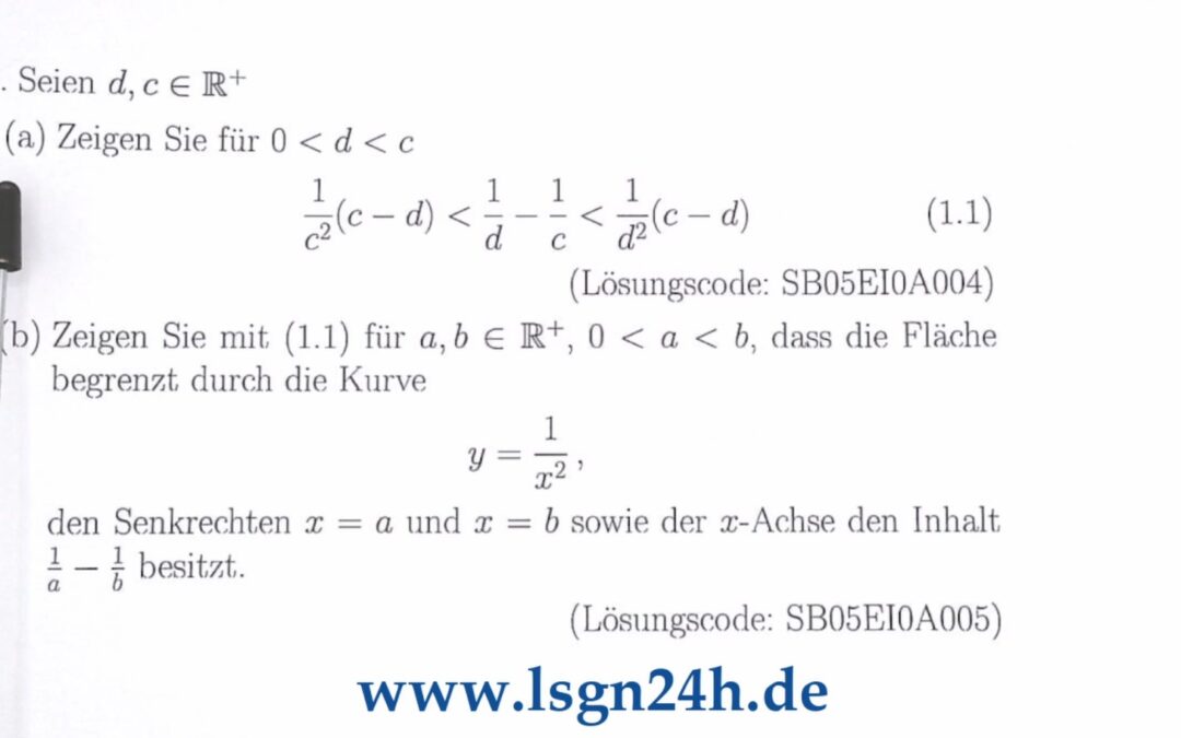 Wie kann man diese Ungleichung beweisen?