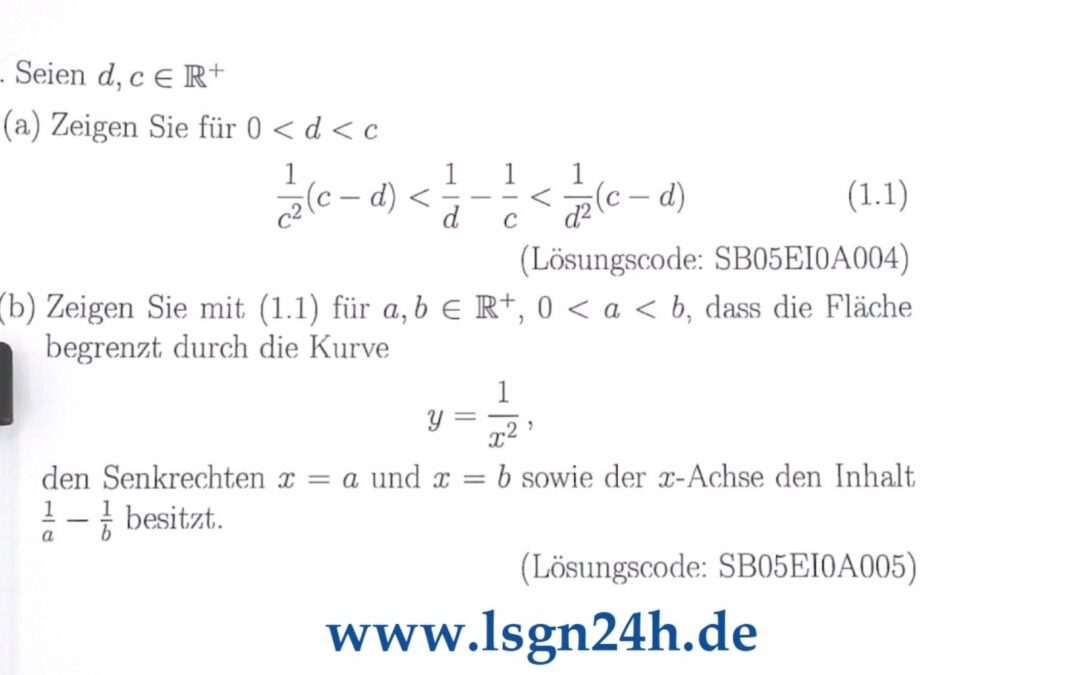 Ist das Integral von $a$ bis $b$ über $x^{-2}$ wirklich durch den  gegebenen Term bestimmt?