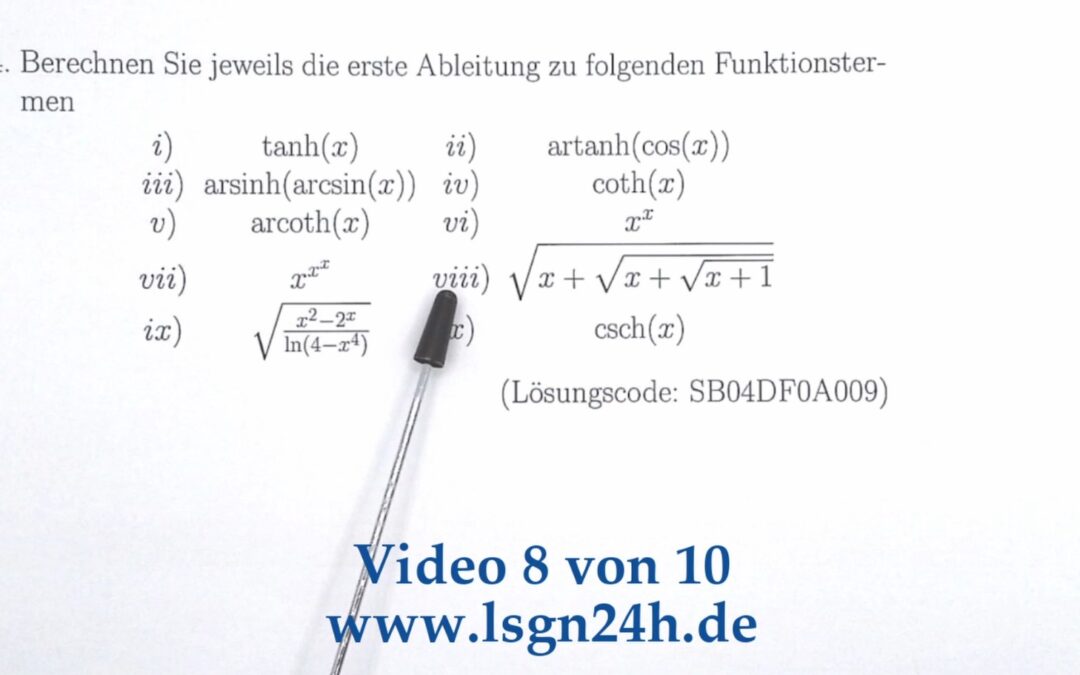 Wie berechnet sich die Ableitung der verketteten Wurzelterme?