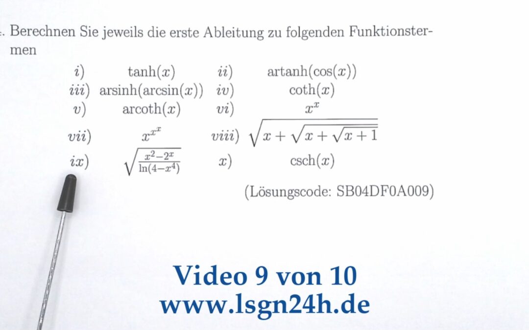 Wie berechnet sich die Ableitung der Wurzel mit Quotienten im Radikanten?