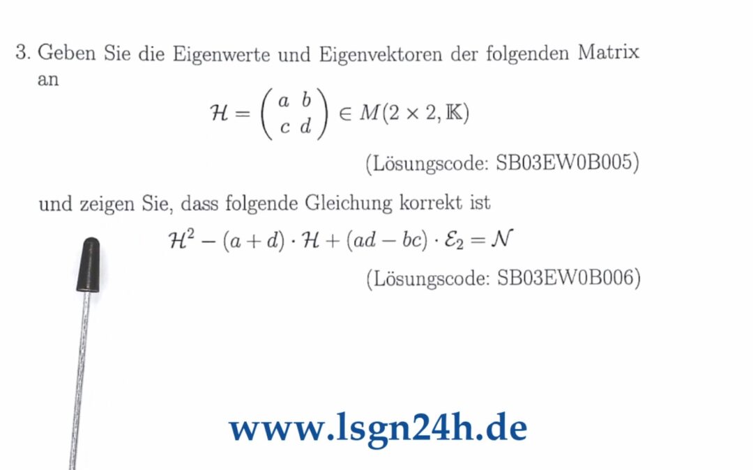 Ist diese Matrizengleichung korrekt?