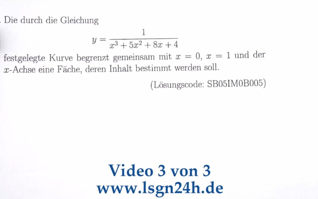 Was ist der Wert der eingeschlossenen Fläche? $\qquad$ (3 von 3)