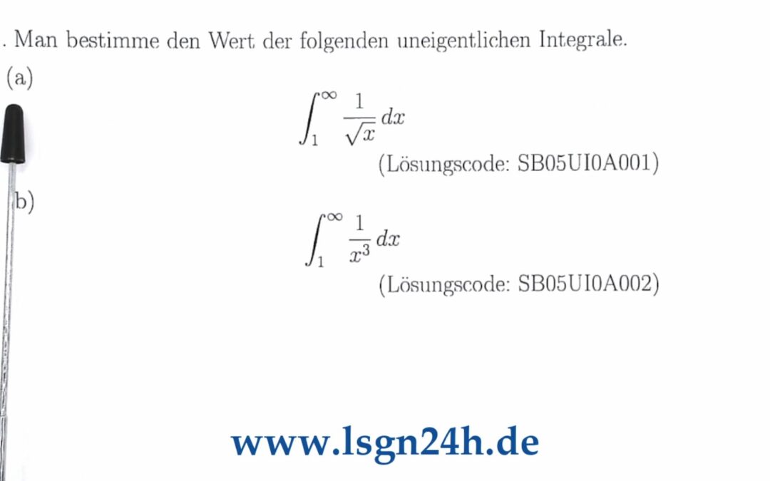 Besitzt dieses uneigentliche Integral einen endlichen Wert?