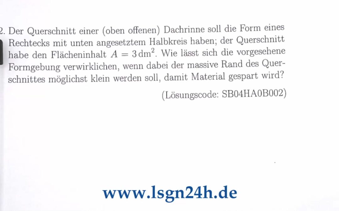 Wie kann der Rand der Dachrinne hier minimal sein?