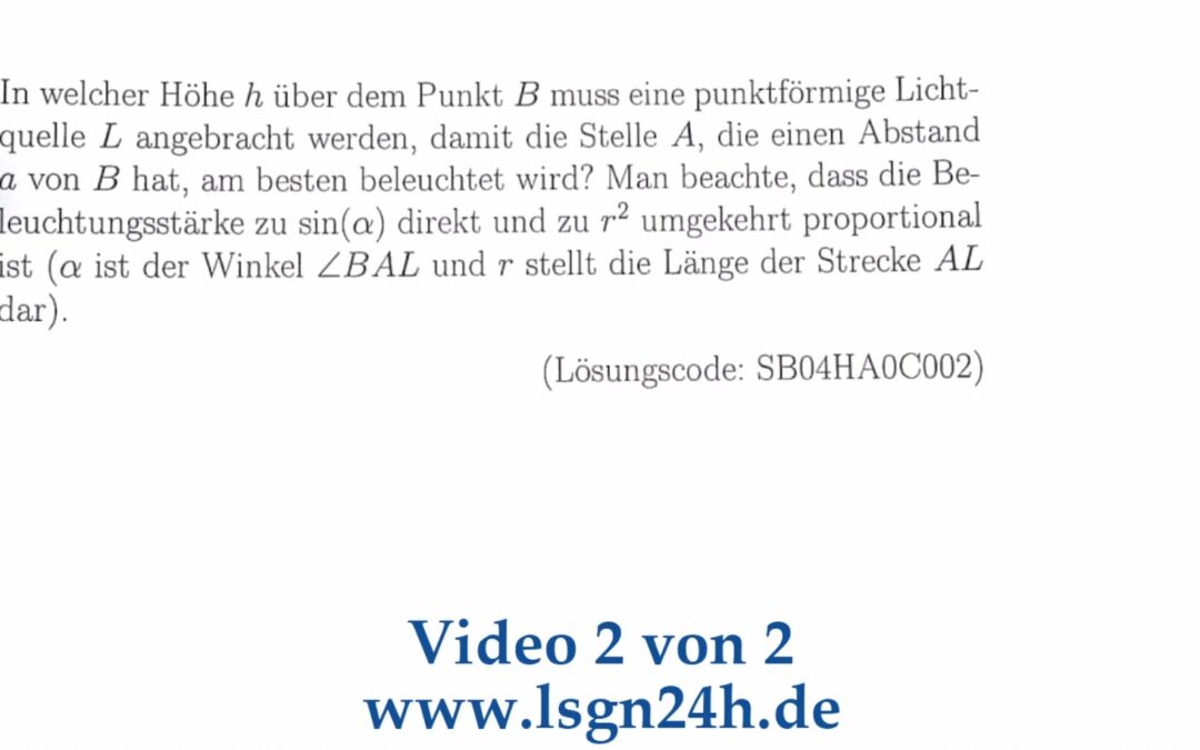 In welcher Höhe muss die Lampe hängen? (2 von 2)